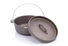 Load image into Gallery viewer, CAMPBLAZE Cast Iron 2QT Camp Oven with Lipped Lid - 8cm