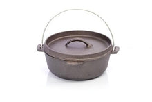 Load image into Gallery viewer, CAMPBLAZE Cast Iron 2QT Camp Oven with Lipped Lid - 8cm