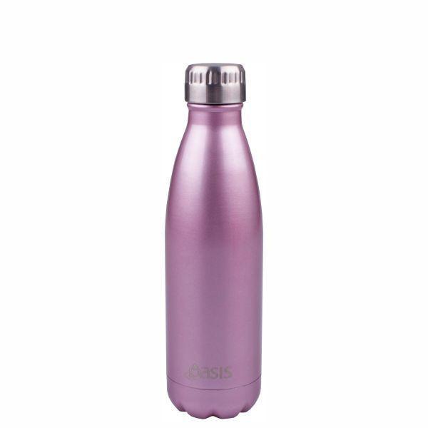 OASIS Drink Bottle 500ml Stainless Insulated - Blush