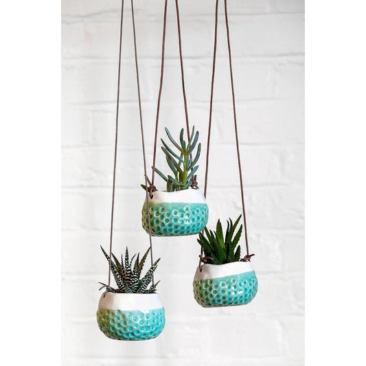 BURGON & BALL Hanging Plant Pot - 'Baby Dotty'
