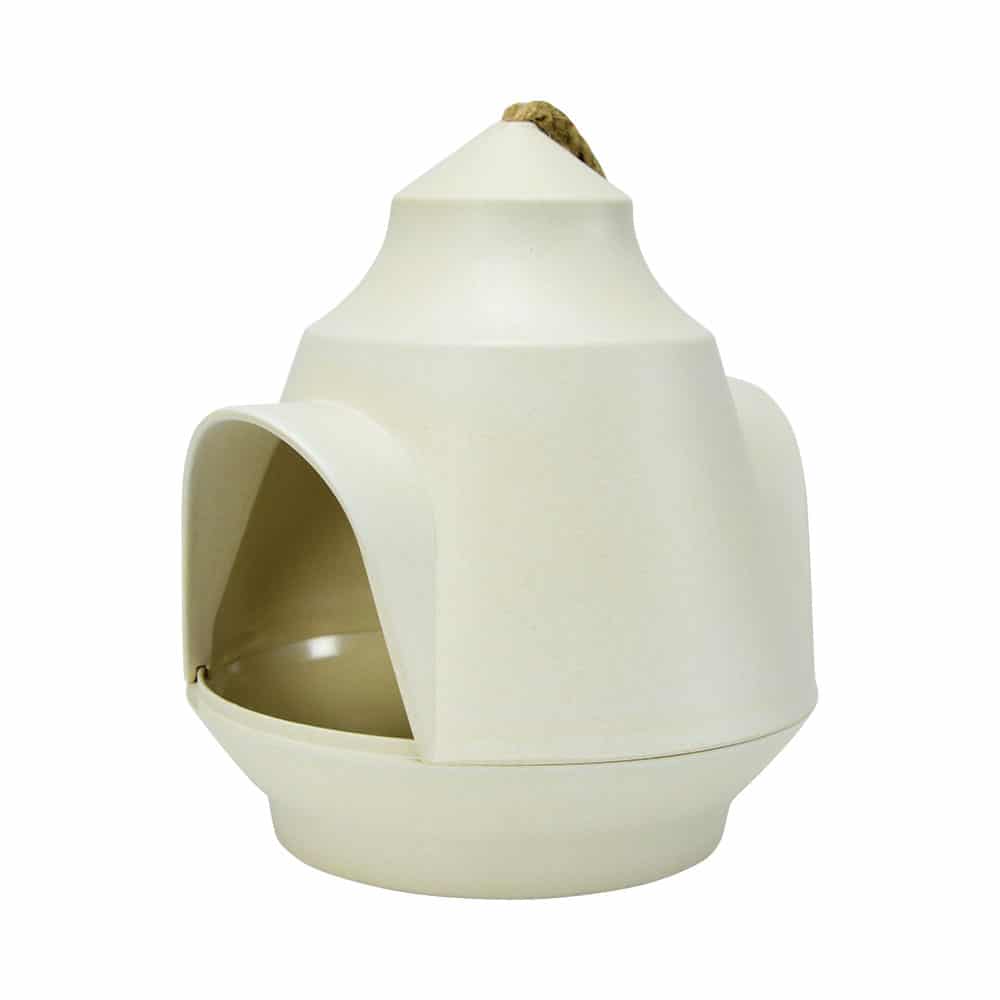 Load image into Gallery viewer, ANNABEL TRENDS Bamboo Bird House - Cream