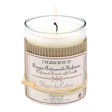 DURANCE Handcrafted Perfumed Candle - Cotton Flower
