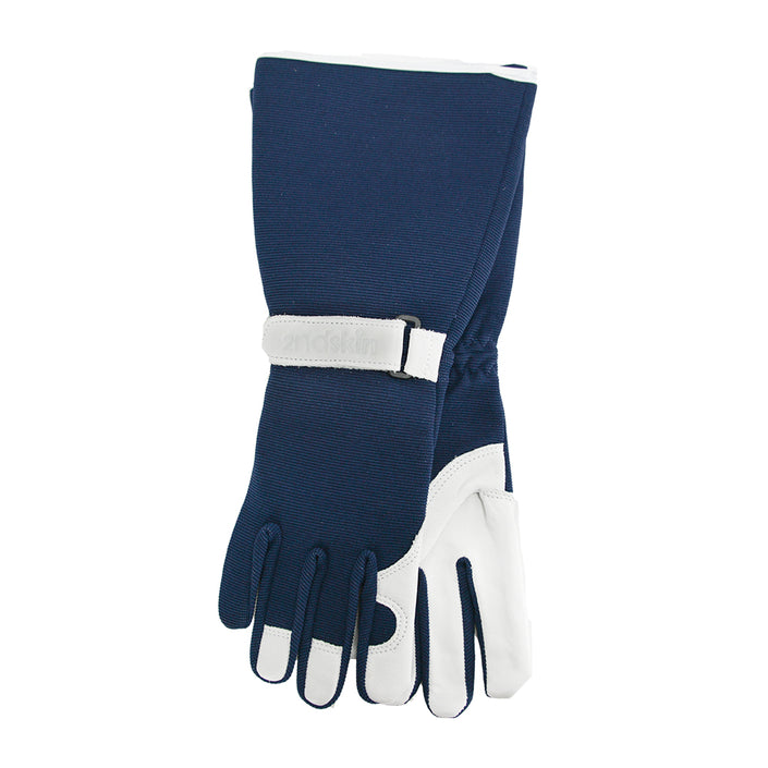 ANNABEL TRENDS 2ND Skin Long Sleeve Large Garden Gloves - Navy