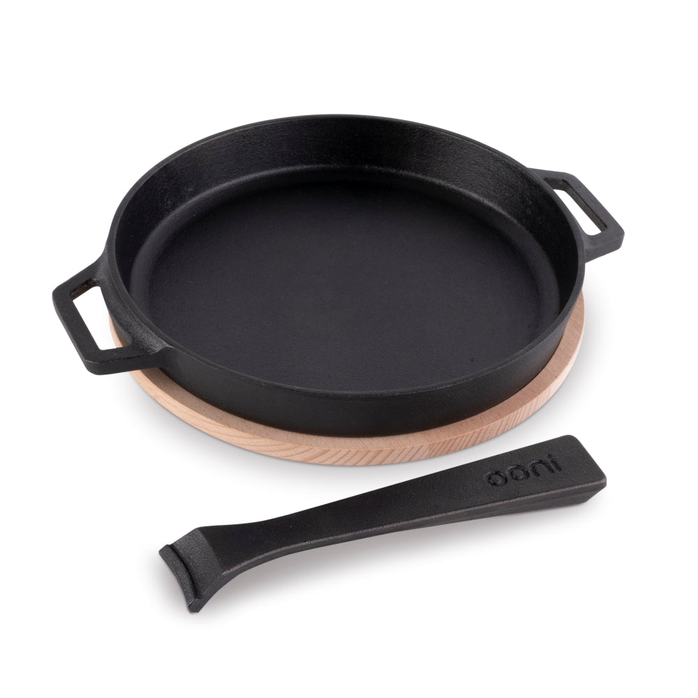 OONI Cast Iron SKILLET Pan with removable Handle