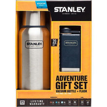 Load image into Gallery viewer, STANLEY ADVENTURE Gift Set: Bottle &amp; Flask - Brushed Stainless Steel