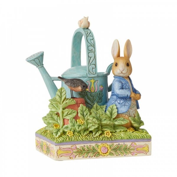PETER RABBIT x JIM SHORE 15cm Peter Rabbit With Watering Can