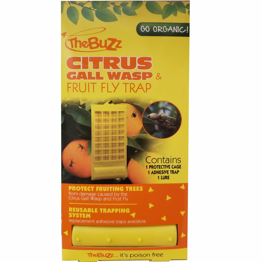 THE BUZZ Citrus Gall Wasp & Fruit Fly Insect Trap