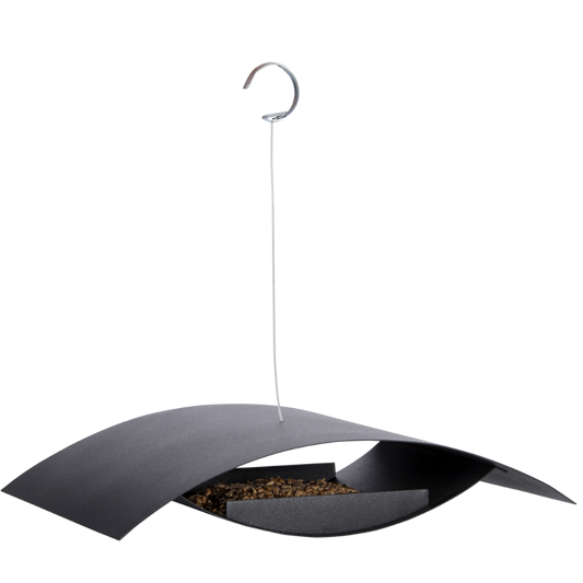 ESSCHERT DESIGN Hanging Bird Table Black - Small