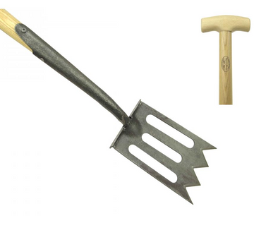 DEWIT Gardening Spork - 800mm Ash T-Handle