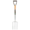 DRAPER TOOLS Expert Heritage Range Stainless Steel Garden Fork - Dark Ash Handle **CLEARANCE**