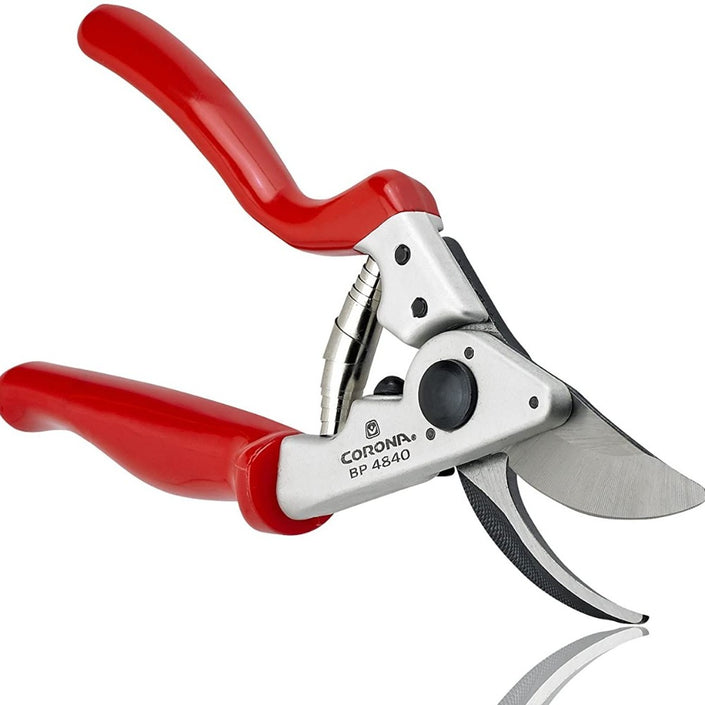CORONA Forged Aluminum Rolling Handle Bypass Pruner Secateurs - 1 inch capacity