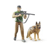 BRUDER Bworld Forest Ranger with Dog and Equipment