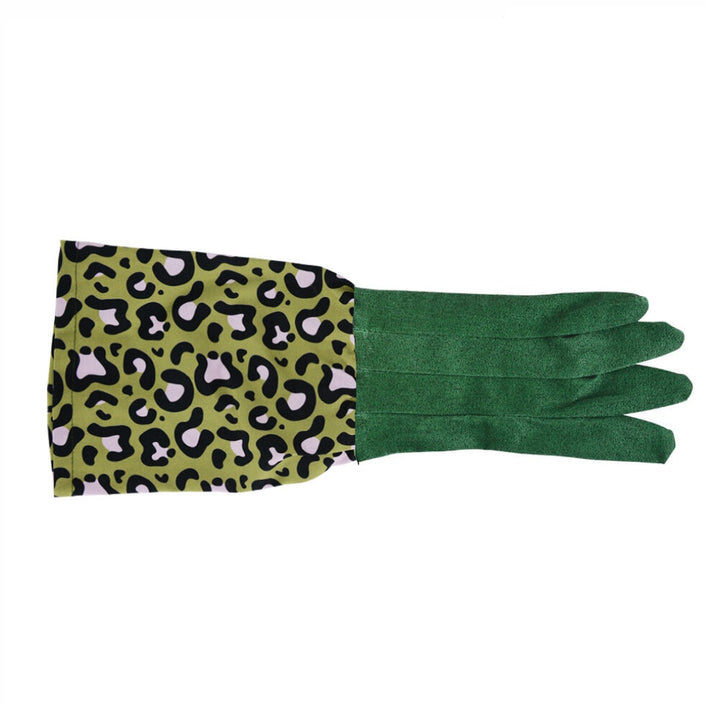 ANNABEL TRENDS Long Sleeve Garden Gloves – Ocelot Pink Khaki - Green Hands