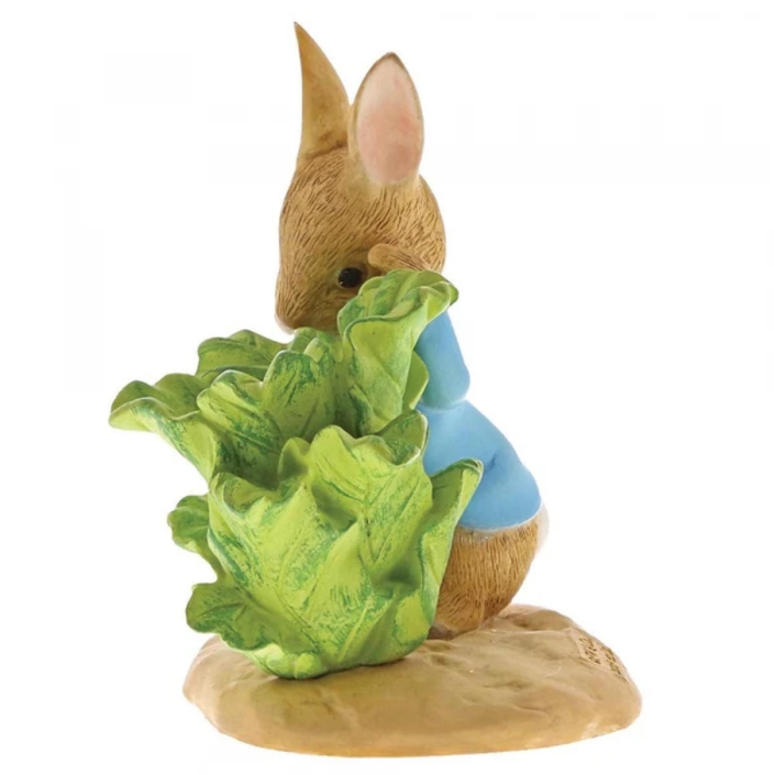 PETER RABBIT Beatrix Potter Miniature Figurine - Peter Rabbit with Lettuce