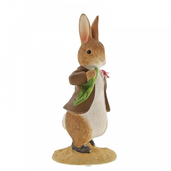 Load image into Gallery viewer, PETER RABBIT Beatrix Potter Miniature Figurine - Benjamin ate a Lettuce Leaf