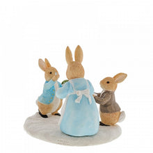 Load image into Gallery viewer, PETER RABBIT Beatrix Potter Winter - Mrs Rabbit With Christmas Pudding