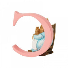 Load image into Gallery viewer, PETER RABBIT Beatrix Potter Letter C - Mrs. Rabbit and Bunnie