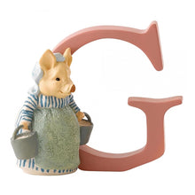 Load image into Gallery viewer, PETER RABBIT Beatrix Potter Letter G - Aunt Pettitoes