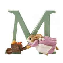 Load image into Gallery viewer, PETER RABBIT Beatrix Potter Letter M - Cecily Parsley