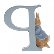Load image into Gallery viewer, PETER RABBIT Beatrix Potter Letter P - Running Peter Rabbit