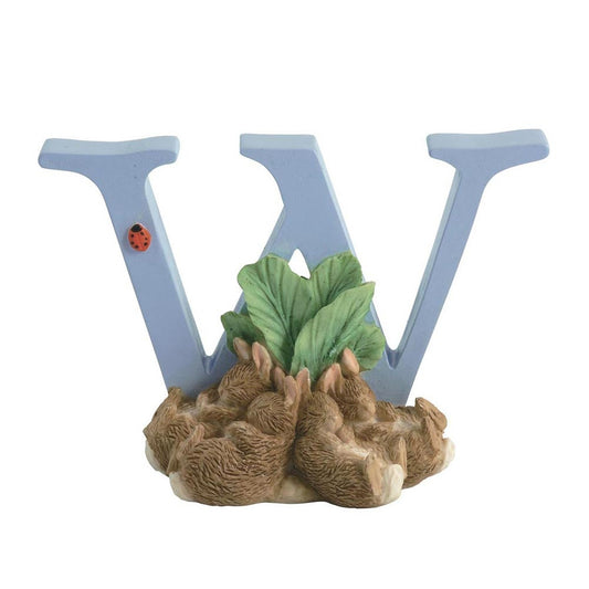 PETER RABBIT Beatrix Potter Letter W - Flopsy Bunnies
