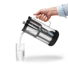 Load image into Gallery viewer, AARKE Purifier Water Filter Jug - Glass / Stainless Steel