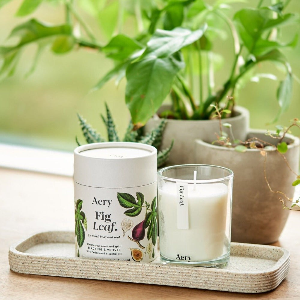 AERY LIVING Botanical 200g Soy Candle - Fig Leaf