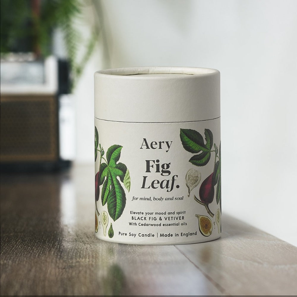 Load image into Gallery viewer, AERY LIVING Botanical 200g Soy Candle - Fig Leaf