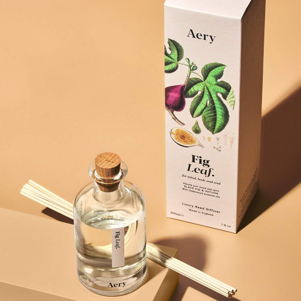 Load image into Gallery viewer, AERY LIVING Botanical 200ml Reed Diffuser - Fig Leaf