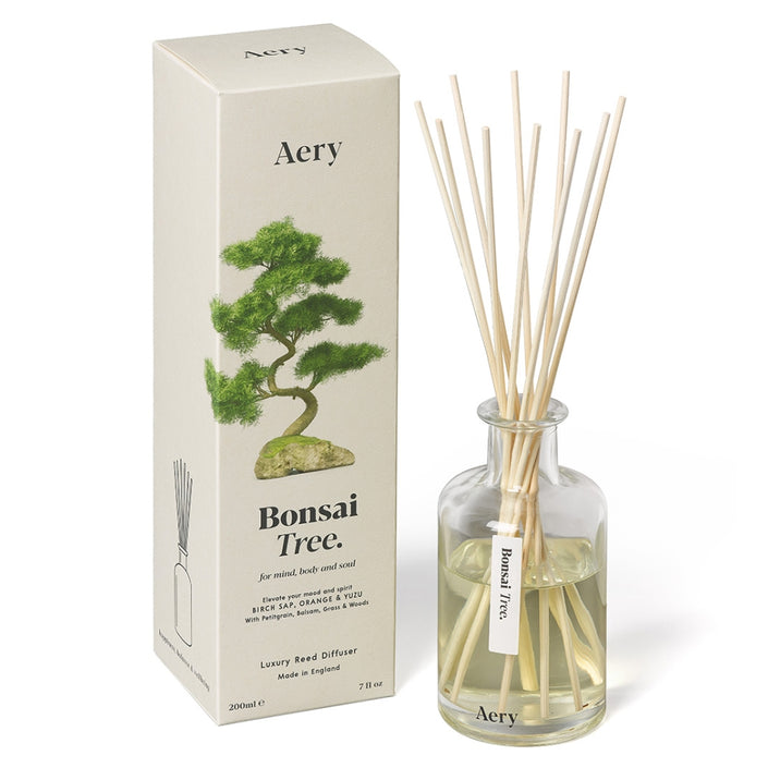 AERY LIVING Botanical 200ml Reed Diffuser - Bonsai Tree
