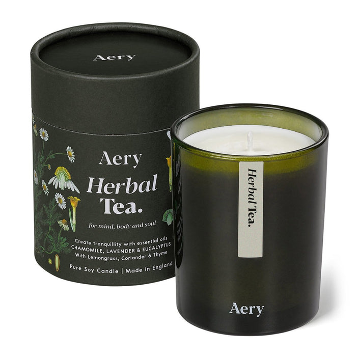 AERY LIVING Botanical Green 200g Soy Candle - Herbal Tea