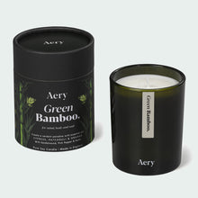 Load image into Gallery viewer, AERY LIVING Botanical Green 200g Soy Candle - Green Bamboo