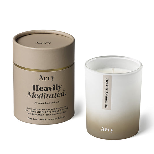 AERY LIVING Aromatherapy 200g Soy Candle - Heavily Meditated