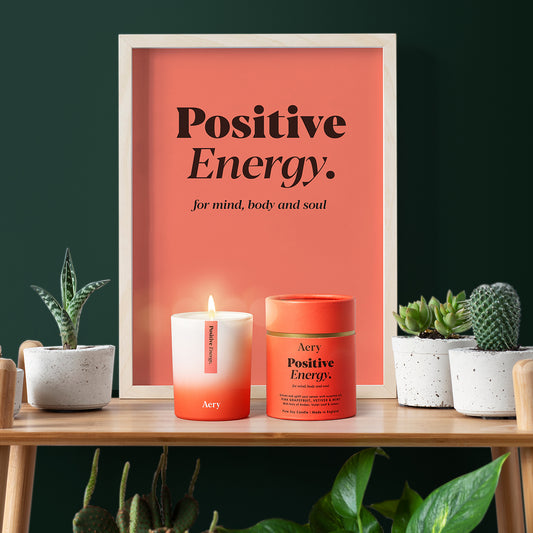 AERY LIVING Aromatherapy 200g Soy Candle - Positive Energy