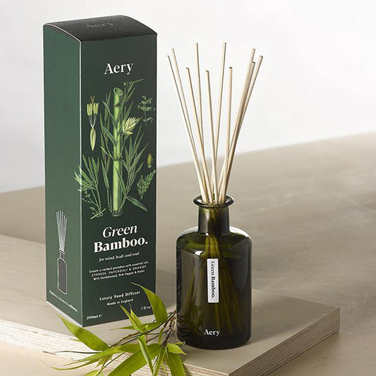 AERY LIVING Botanical Green 200ml Reed Diffuser - Green Bamboo