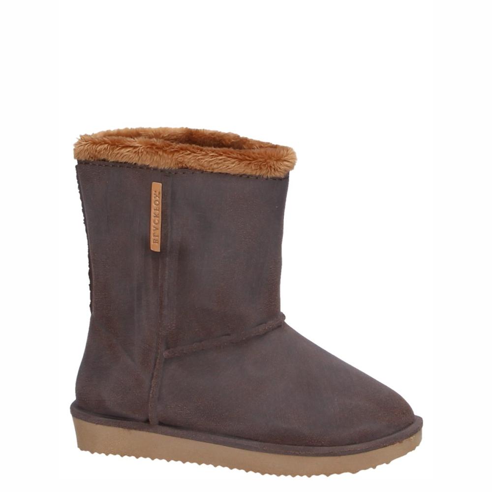 Load image into Gallery viewer, BLACKFOX Cheyenne Children&#39;s Waterproof Fur Lined Outdoor Gumboot - Brown