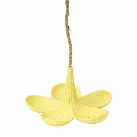 ANNABEL TRENDS Bamboo Bird Feeder - Yellow