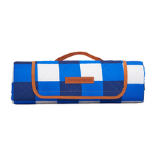 Load image into Gallery viewer, ANNABEL TRENDS Beach &amp; Picnic Mat – Cobalt Check
