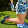 ANNABEL TRENDS Gummies Memory Foam Clog - Navy