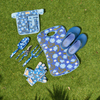 ANNABEL TRENDS Gummies Memory Foam Clog - Navy