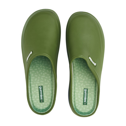 ANNABEL TRENDS Gummies Memory Foam Clog - Olive