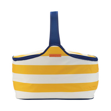 Load image into Gallery viewer, ANNABEL TRENDS Picnic Cooler Bag - Yellow Stripe