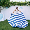 ANNABEL TRENDS Beach & Picnic Mat - Navy Stripe