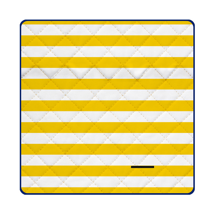 ANNABEL TRENDS Beach & Picnic Mat – Yellow Stripe