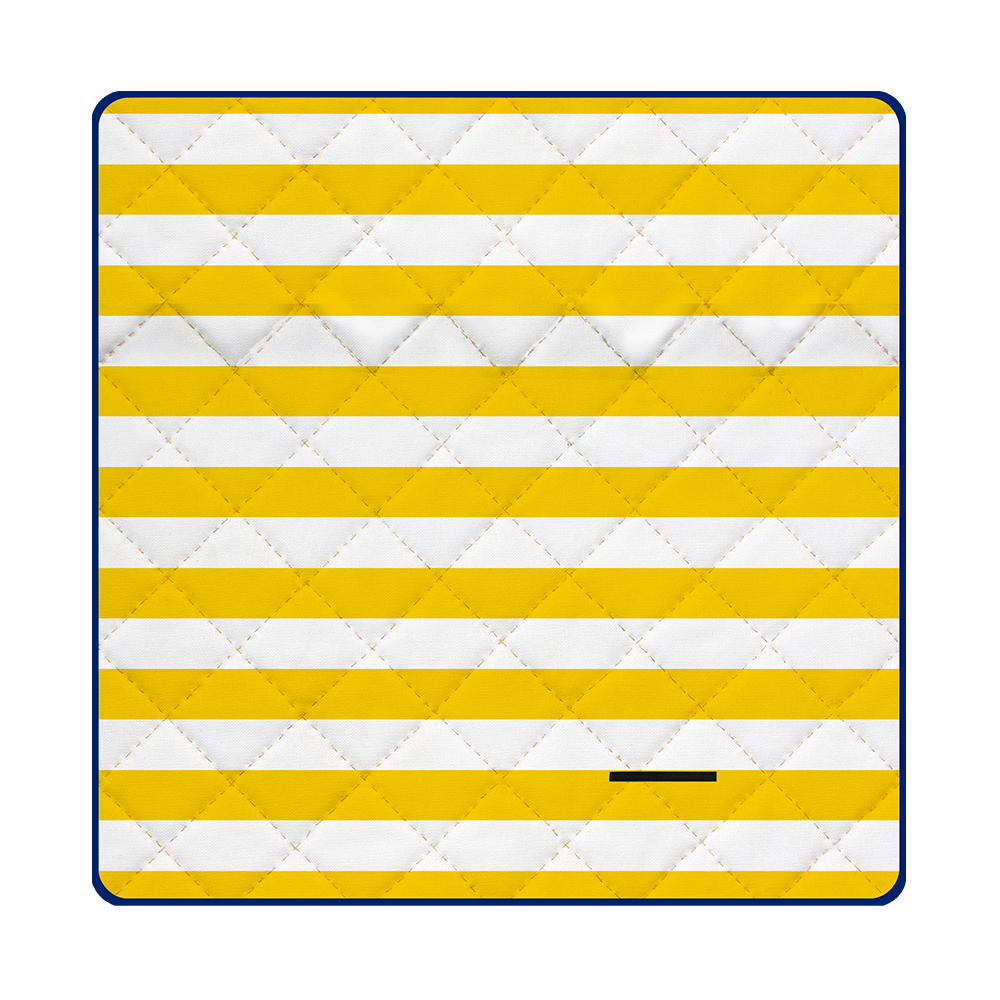 Load image into Gallery viewer, ANNABEL TRENDS Beach &amp; Picnic Mat – Yellow Stripe