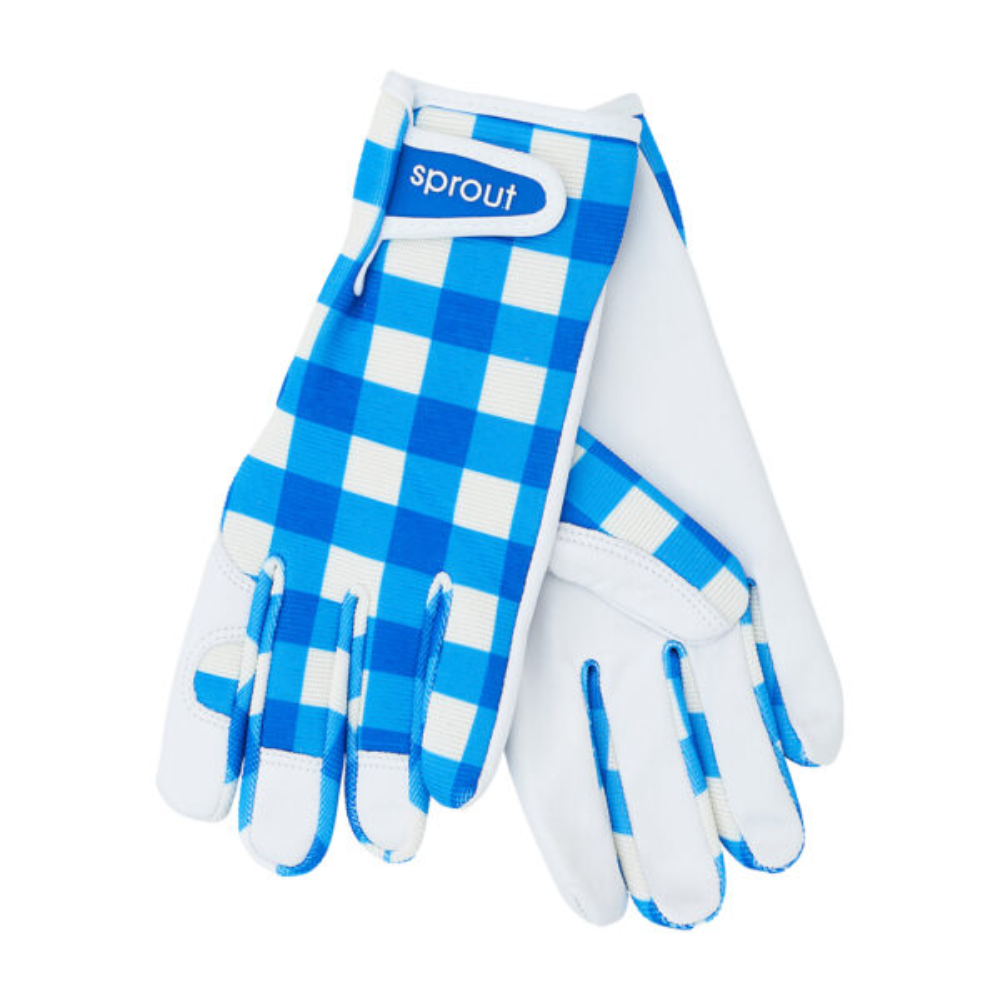 ANNABEL TRENDS Sprout Ladies' Gloves - Cobalt Check