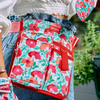 ANNABEL TRENDS Sprout Half Waist Garden Tool Belt - Sherbet Poppies