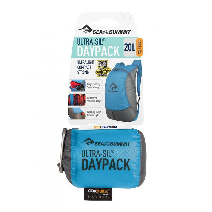 SEA TO SUMMIT ULTRA-SIL Daypack Lightweight Collapsible Backpack, 20L