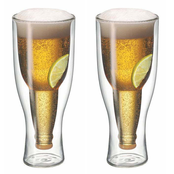 AVANTI TOP UP! Twin Wall Beer Glass 400ml