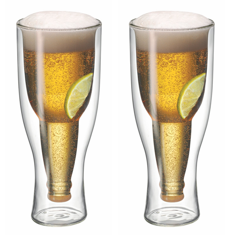 Load image into Gallery viewer, AVANTI TOP UP! Twin Wall Beer Glass 400ml